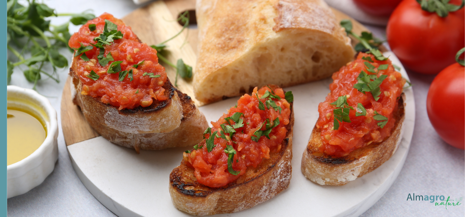 Meriendas de primavera con hortalizas y frutas de Almagro Nature